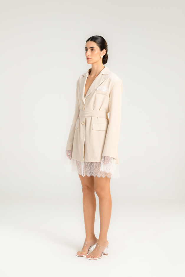 Inner Tides Lace Blazer