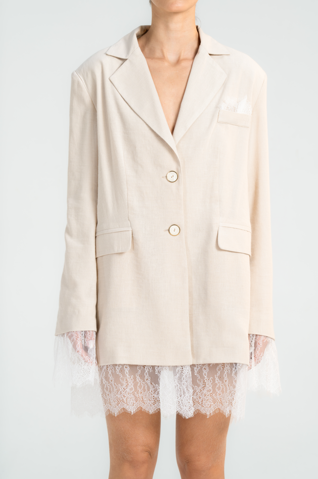 Inner Tides Lace Blazer