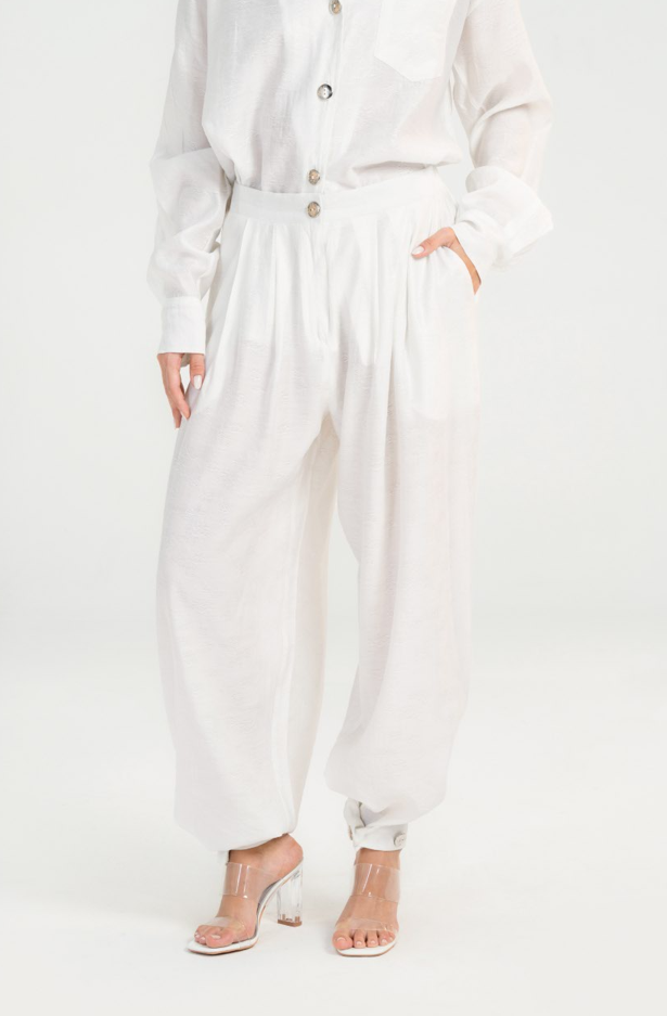 White Oversized suit