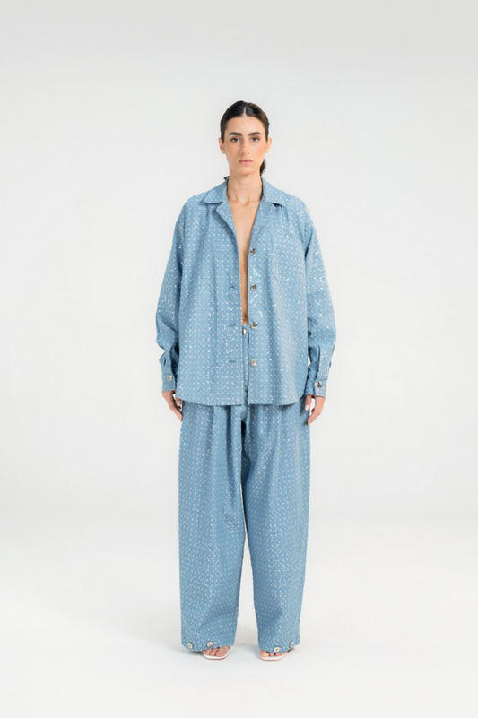 Denim Oversized suit