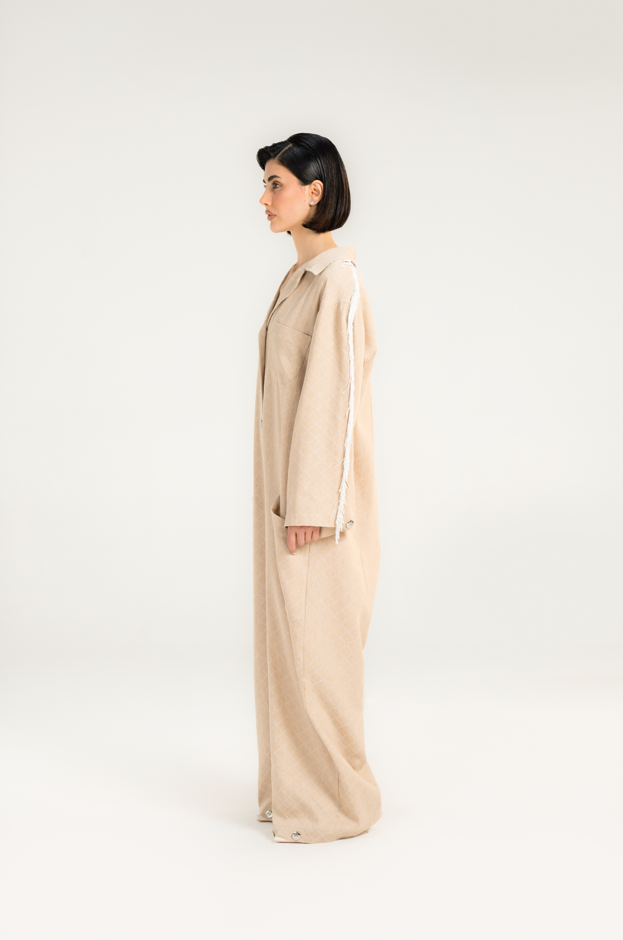 Beige Jumpsuit