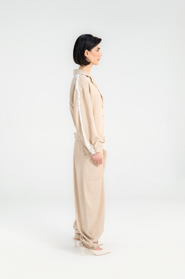 Beige Jumpsuit