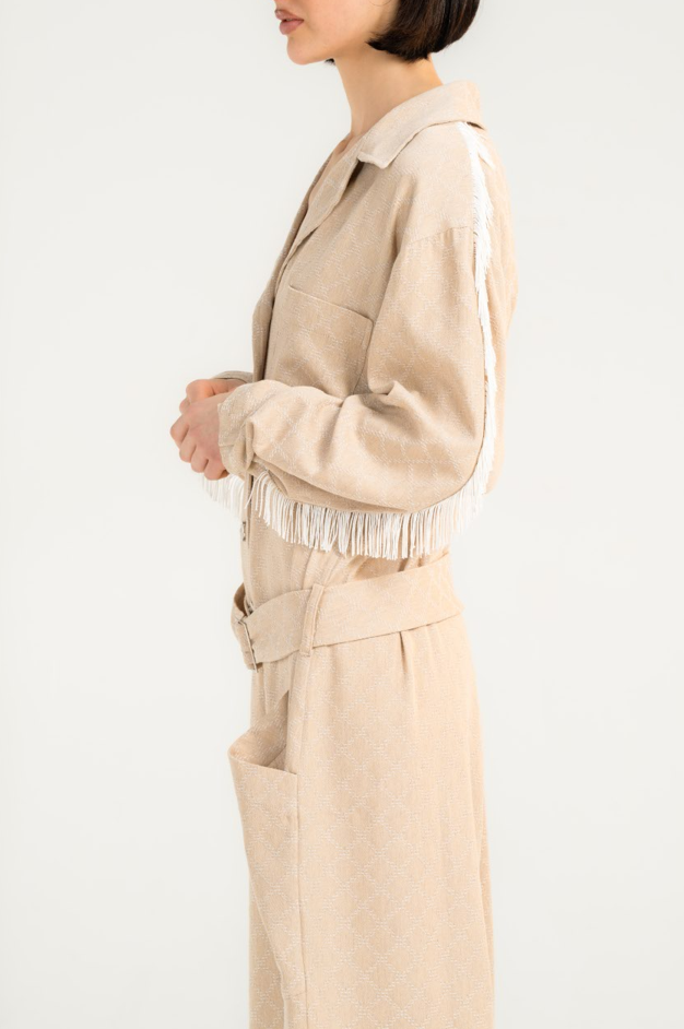 Beige Jumpsuit