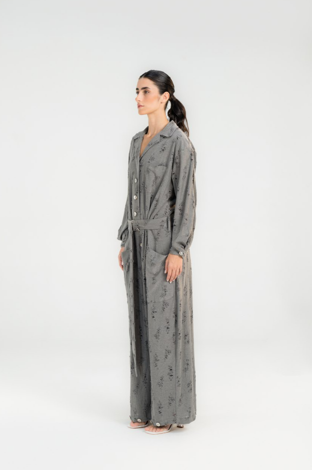 Gray Jumpsuit