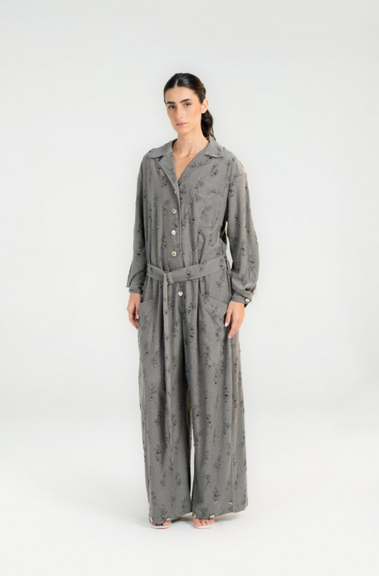 Gray Jumpsuit