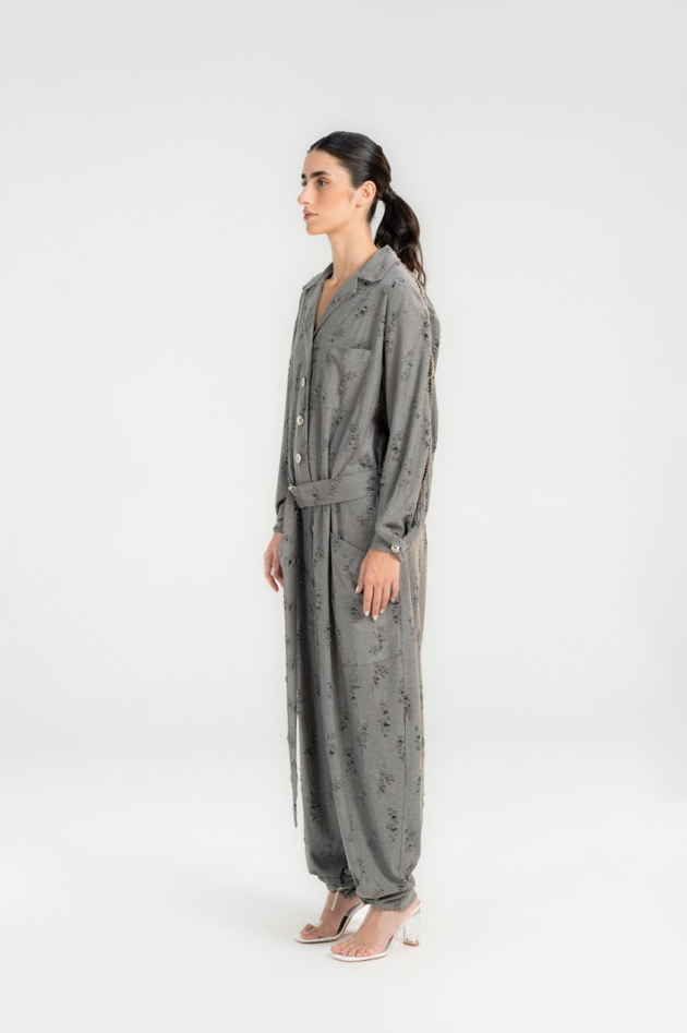 Gray Jumpsuit