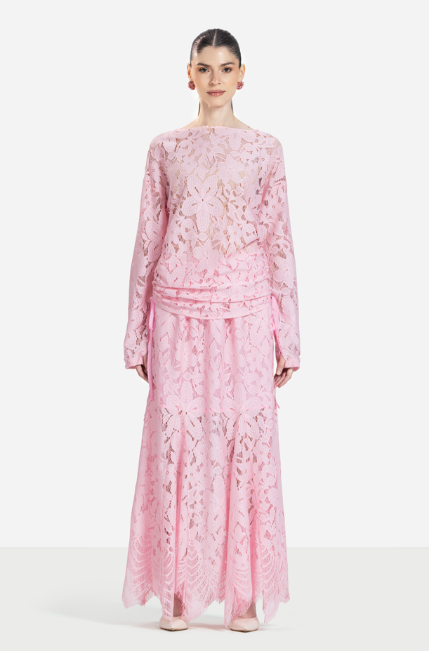 Lace Long-Sleeve Top