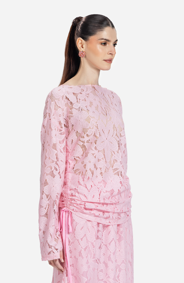 Lace Long-Sleeve Top