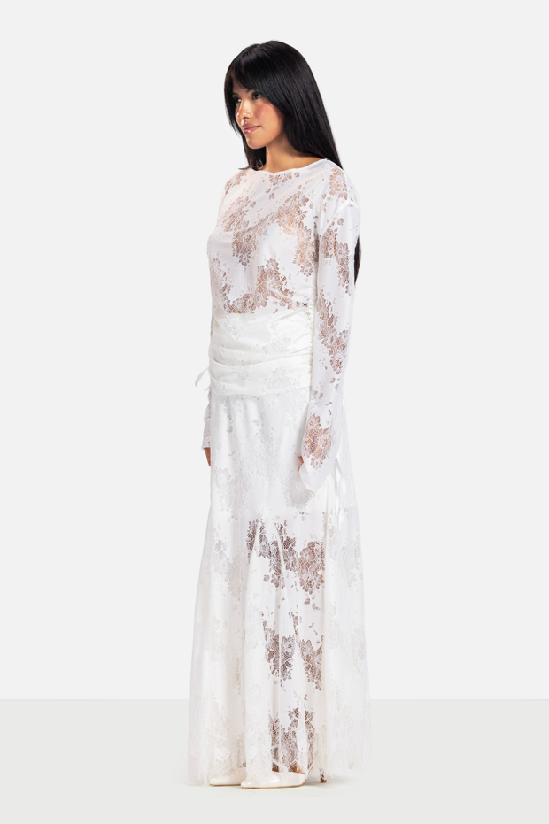 Lace Long-Sleeve Top