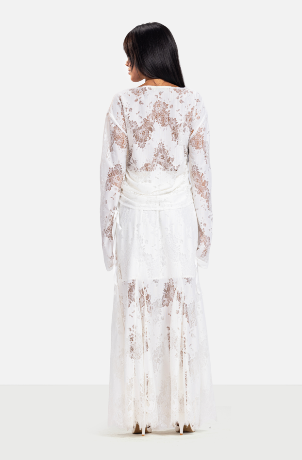 Lace Long-Sleeve Top