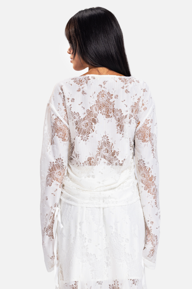 Lace Long-Sleeve Top