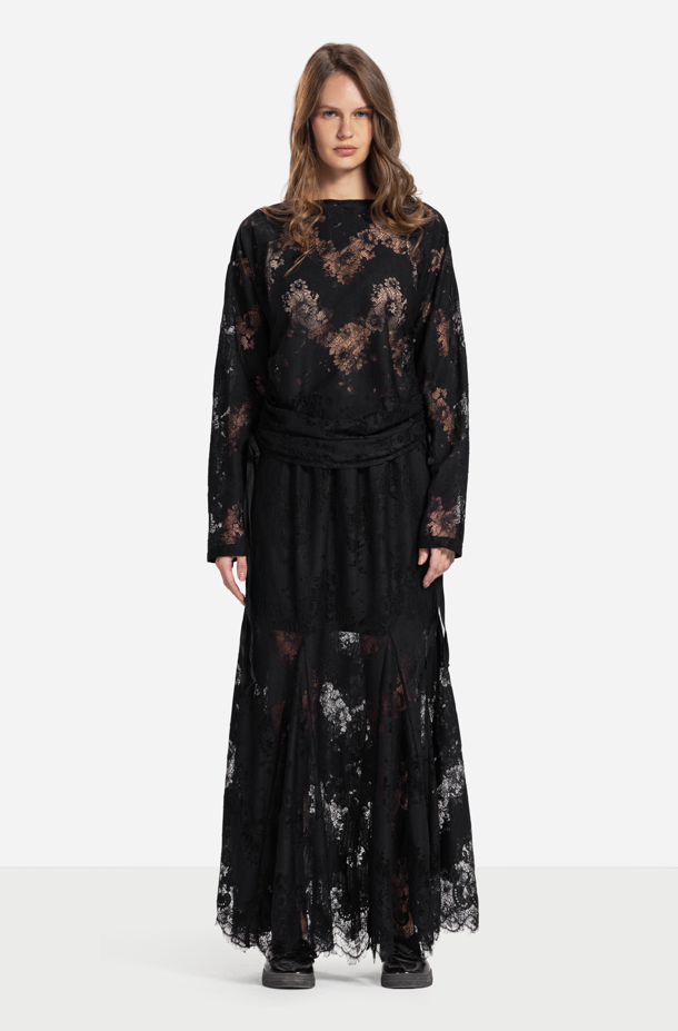 Lace Long-Sleeve Top