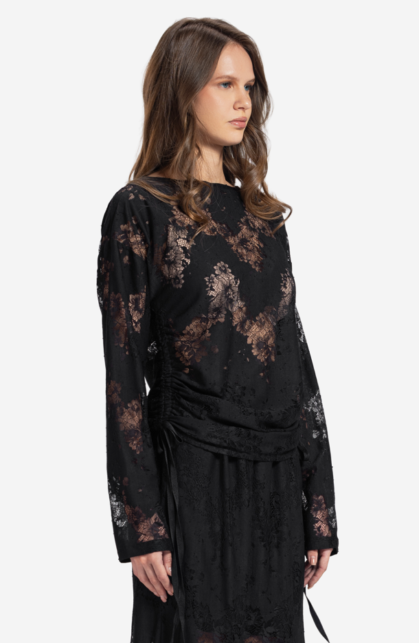 Lace Long-Sleeve Top